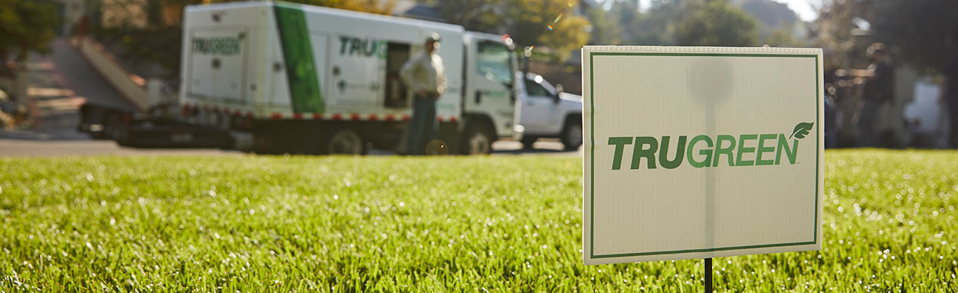 TruGreen sign on lawn